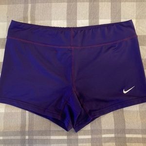 Nike Dri-Fit Purple Spandex shorts